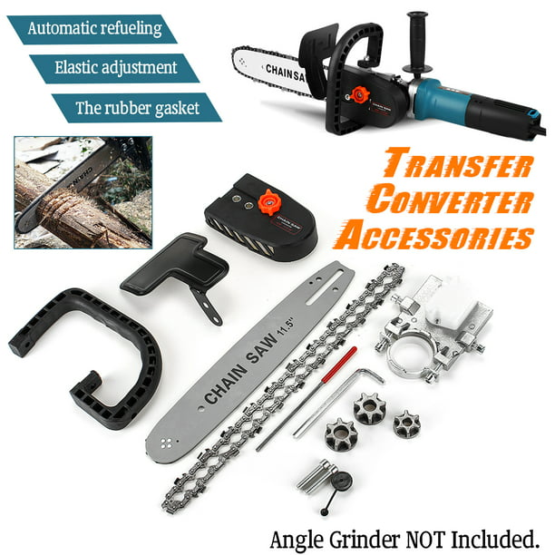 13" Electric Chainsaw Stand Adaptor Bracket Set for Wood Cutting Aluminum Alloy